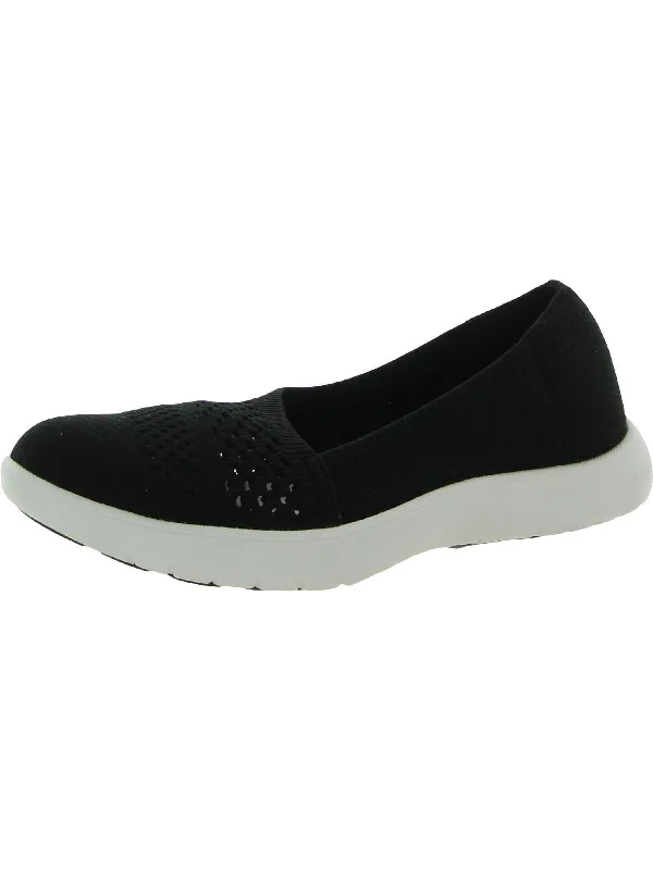 Adella Moon Womens Knit Comfort Insole Slip-On Shoes