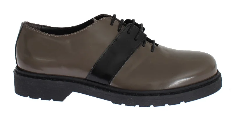 AI_  Leather Laceups Women's Shoes