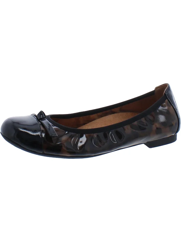 black/leopard patent