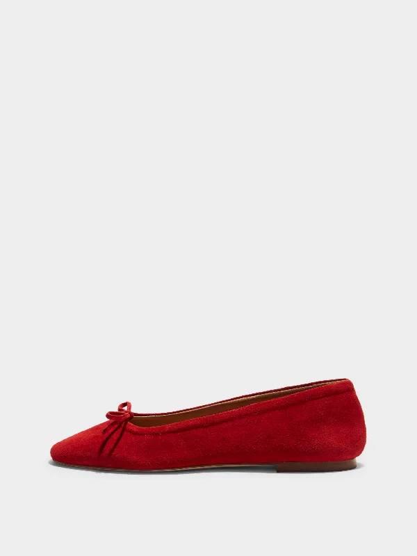 Delfina Suede Ballet Flats