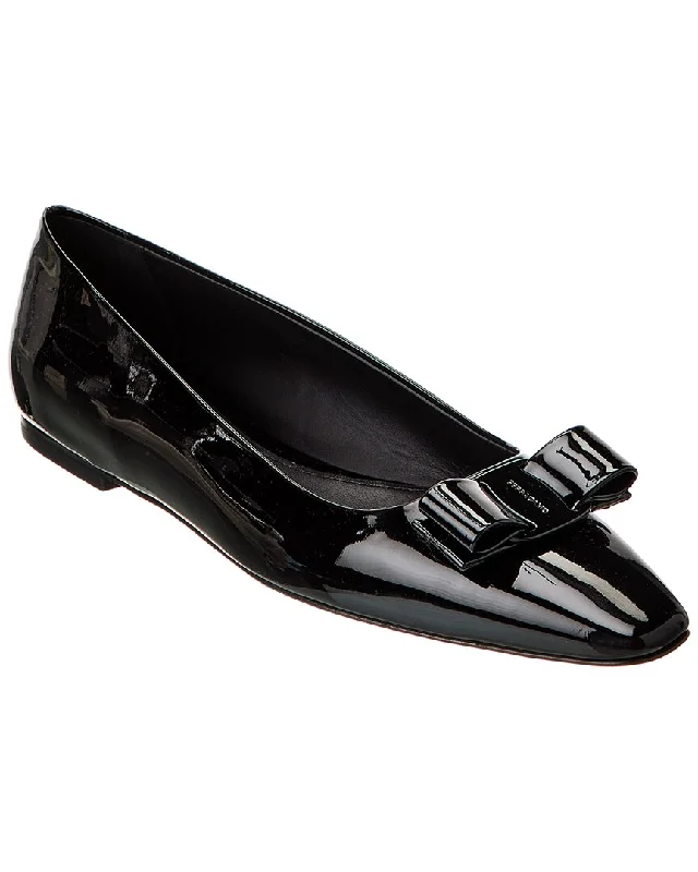 Ferragamo Anz 1 Patent Flat