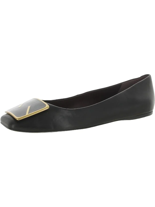 Flexa Amaya 3 Womens Leather Square Toe Ballet Flats