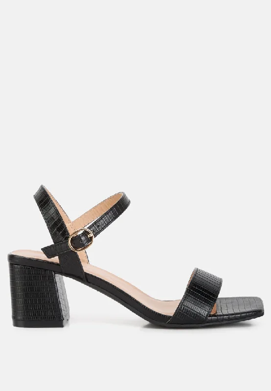 Keeyana Block Heel Sandals