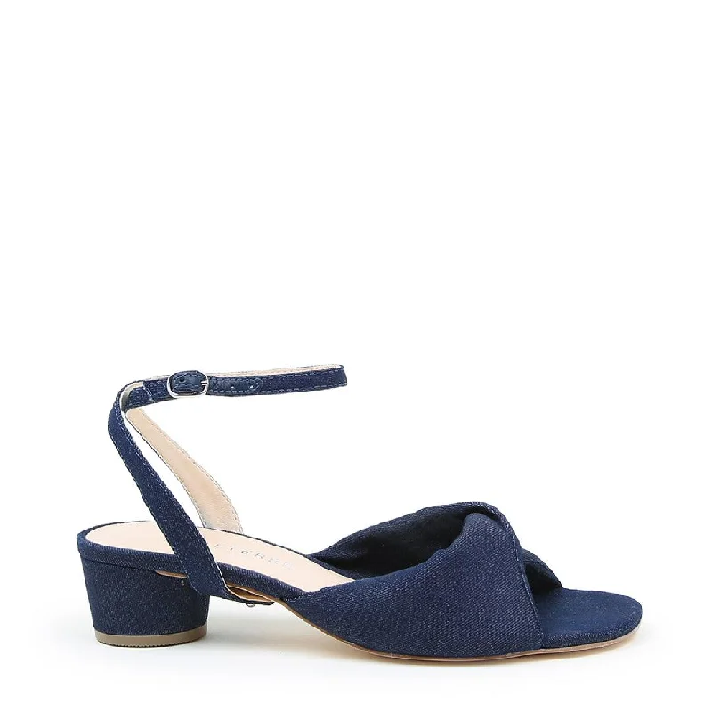 Denim Lo Twist Sandal + Marilyn Strap