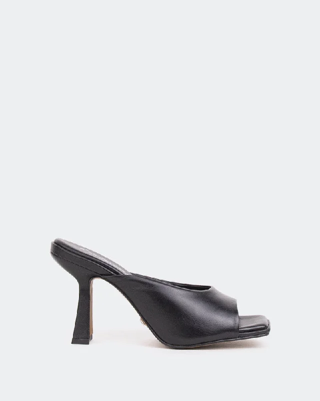 Noella, Black Leather/Cuir Noir