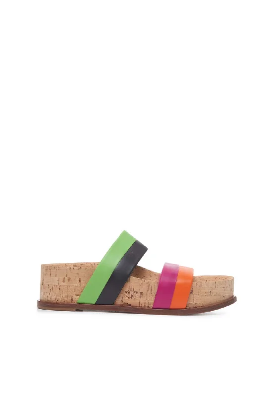 Striker Platform Sandal in Multi Leather