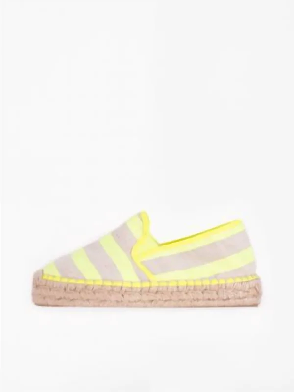 Susan Shoe In Neon Yellow