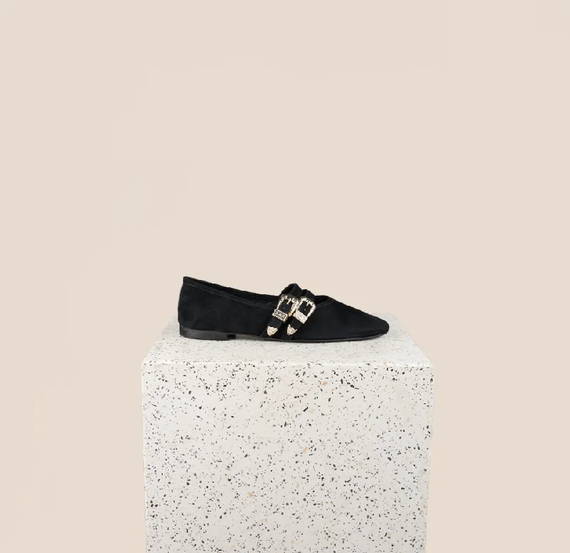 Udine Black Suede