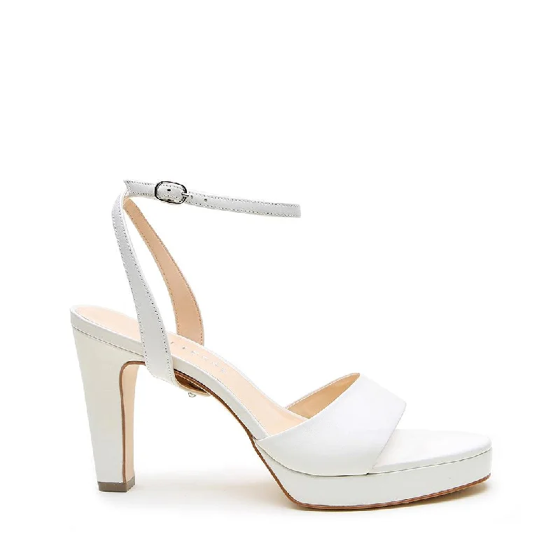 White Lo Platform + Marilyn Strap