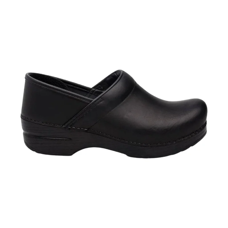 Dansko Women's Professional Clogs (Wide) - Black Cabrio