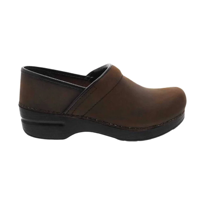 Dansko Women's Professional Wide Pro - Antique Brown Oiled