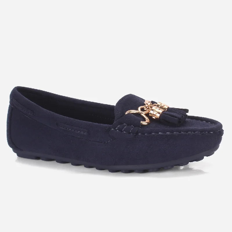 Girls "DOMINI" Bit Detailing Casual Moccasins