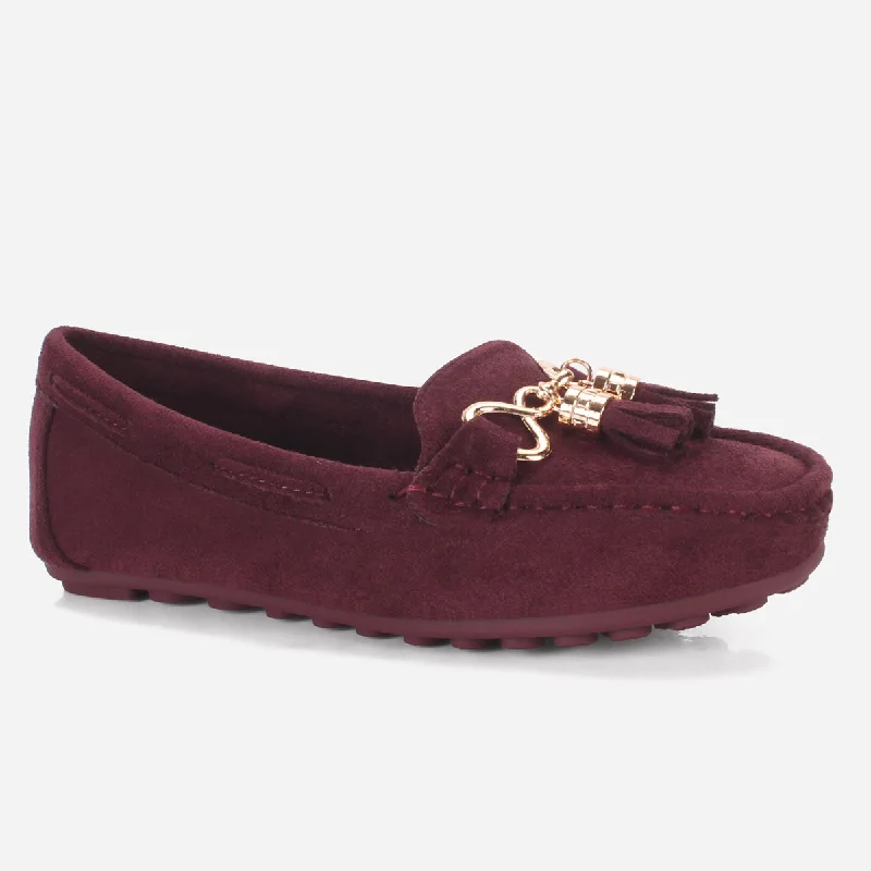 Girls "DOMINI" Bit Detailing Casual Moccasins