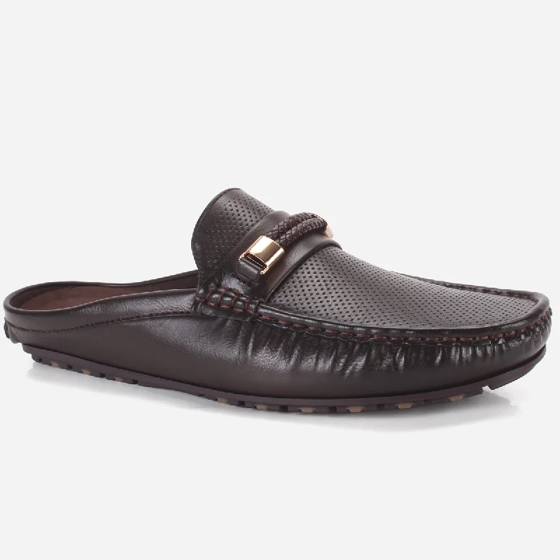 Men "MOYER" Open Back Stylish Moccasins