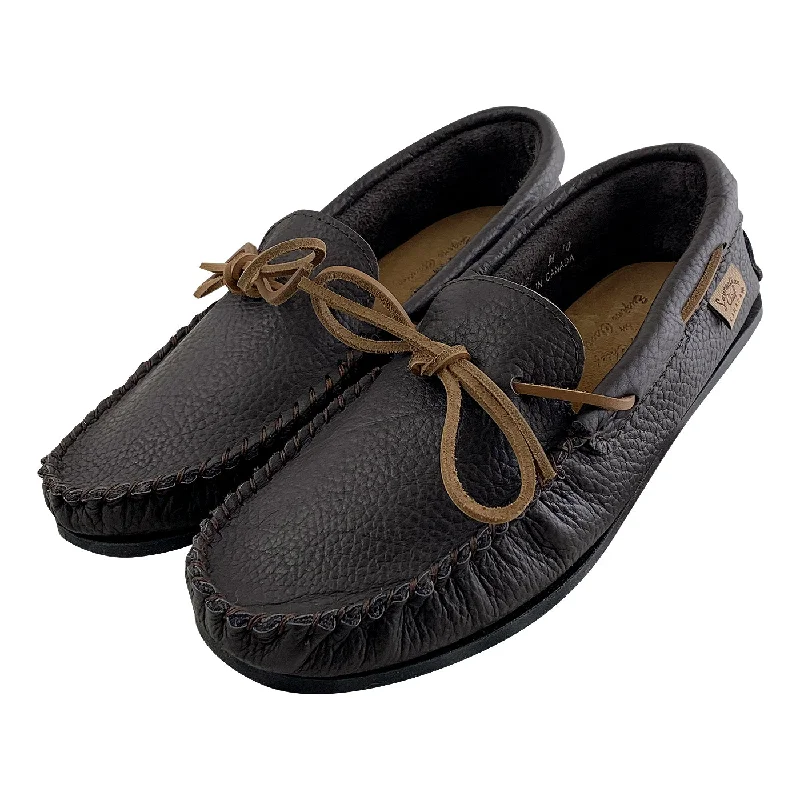 Men's Buffalo Hide Leather Moccasin Shoes