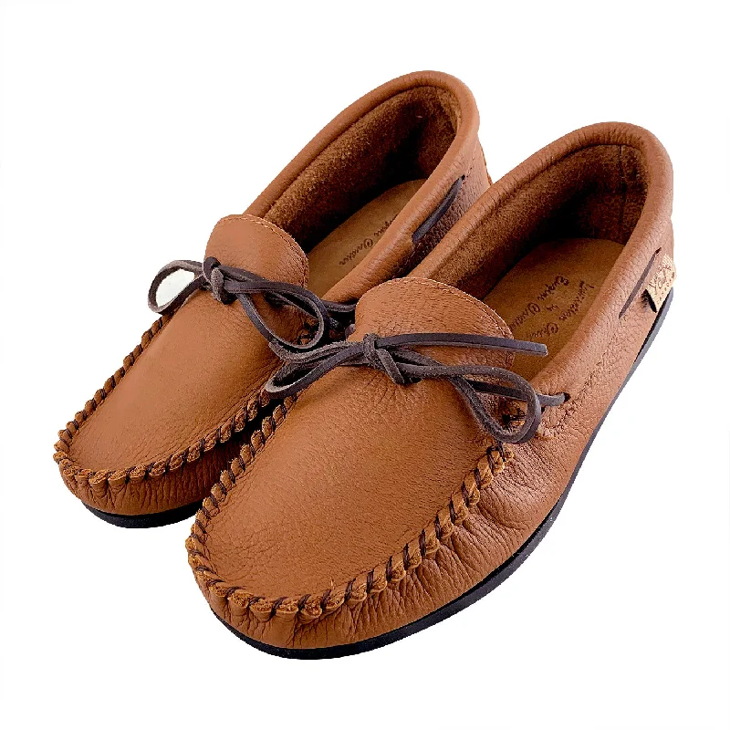 Men's Elk Hide Leather Moccasin Shoes