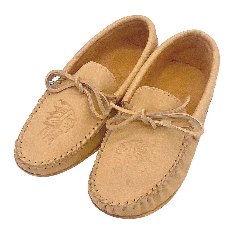 Men's Moccasins Moose Hide Fringed