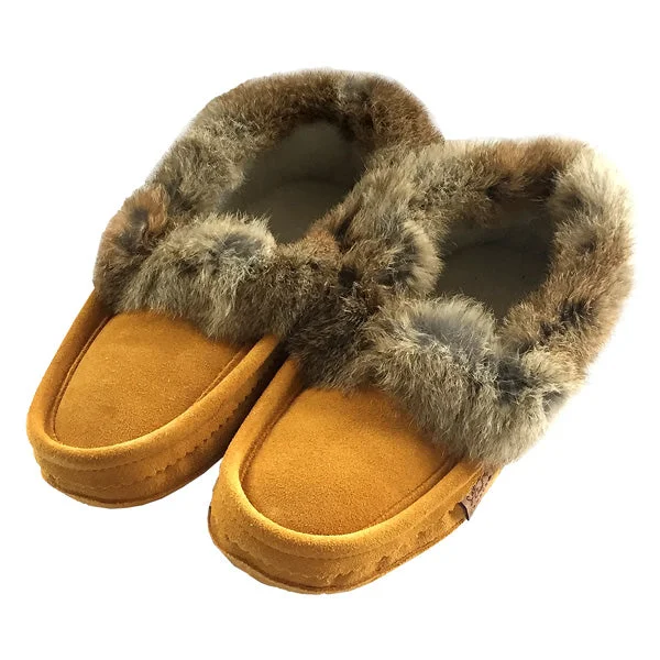 Men's Rabbit Fur Moccasins