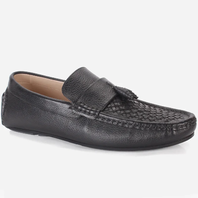 Men's "TAYLYER" Leather Slip On Moccasins Shoes