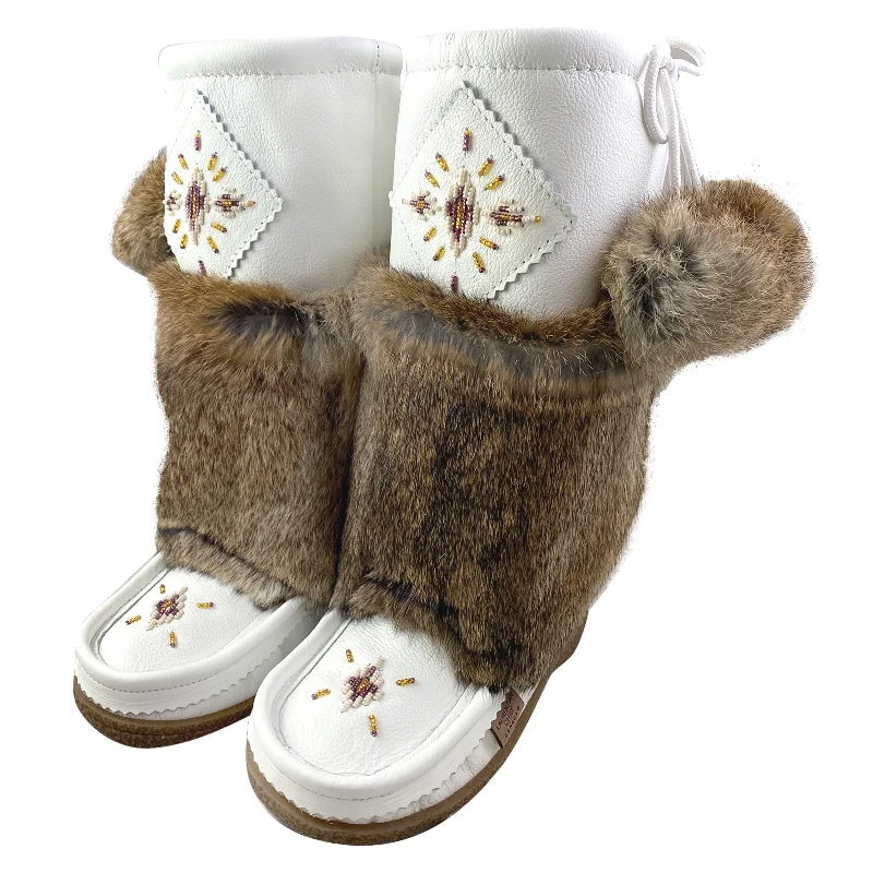 Women's 13" Leather Mukluks