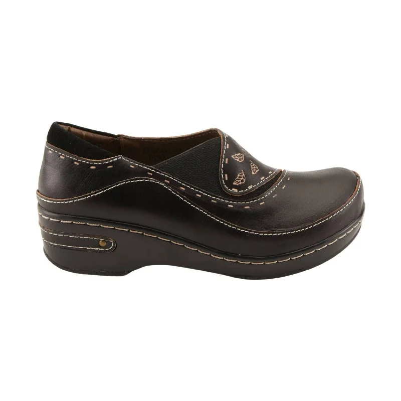 Spring Step L'artiste Women's Burbank Clogs - Black