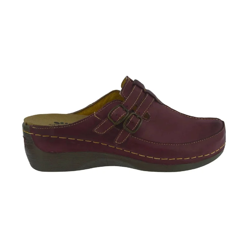 Spring Step Women's Happy Clogs - Bordeaux