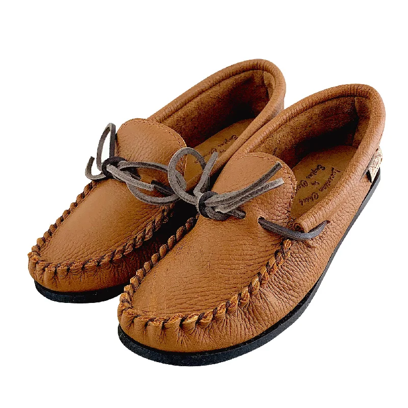 Women's Elk Hide Leather Moccasin Shoes