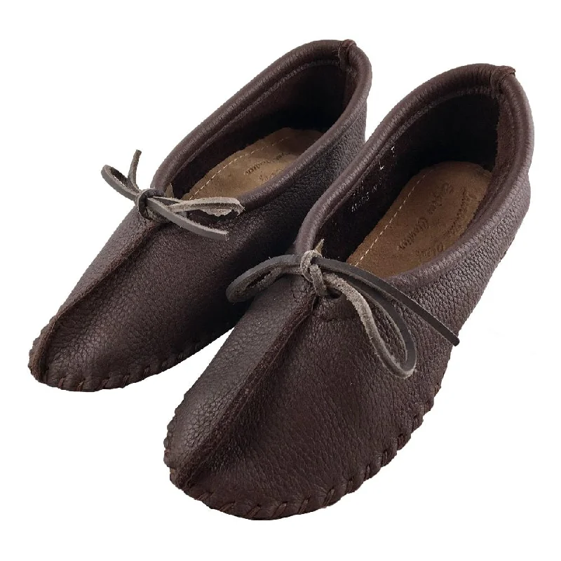 Women's Earthing Moccasins Elk Hide Ballerina