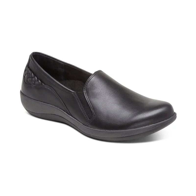 Aetrex Trisha Slip On Black DM520