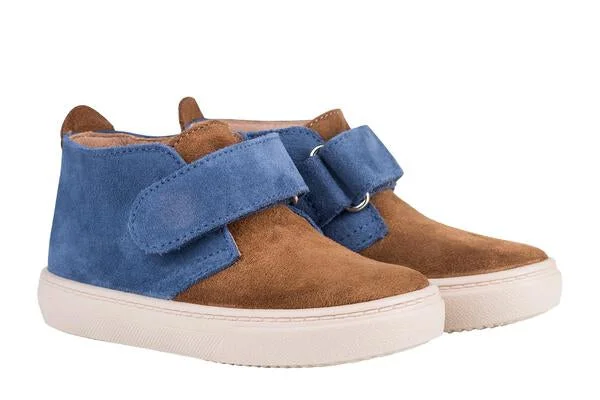 Igor Boy's and Girl's Tui Combi Chukka Boot (Leather Lining), Camel/Jeans