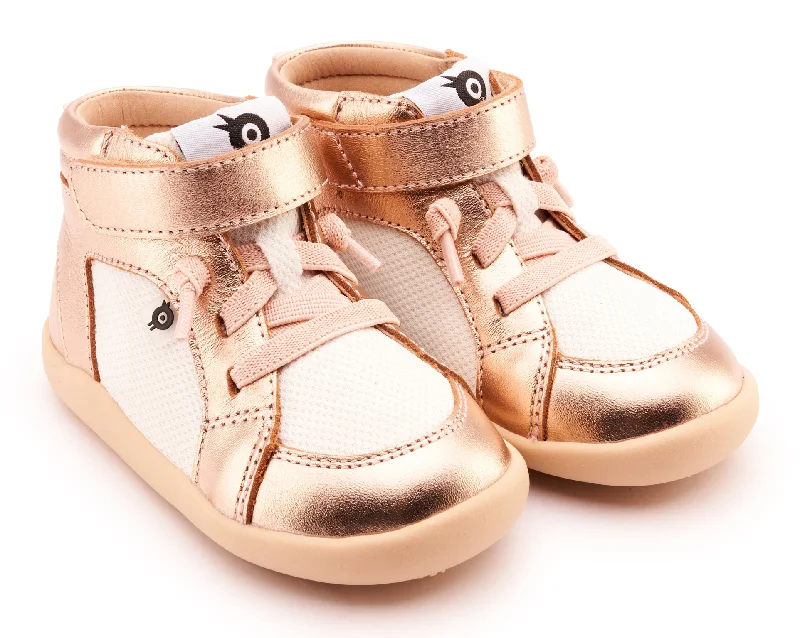 Old Soles Girl's 8045 Mainlander Casual Shoes - Copper / White