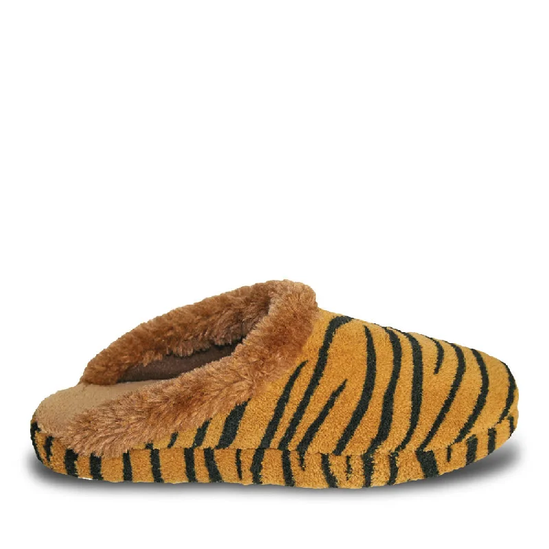 Women's Foam Slide Scuffs - Tiger