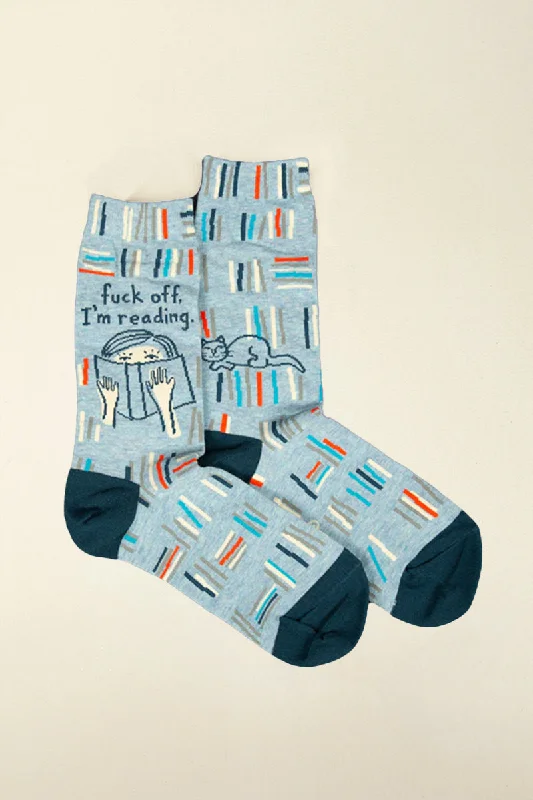 womens fuck off i'm reading socks