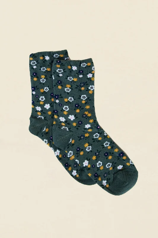 Womens Garden Flowers Socks